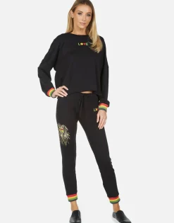 New Valencia Rasta Lion Women Long Sweatpants