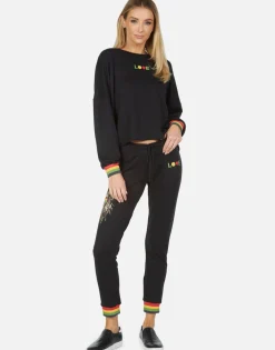 New Valencia Rasta Lion Women Long Sweatpants