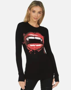 Discount Vampire Lip Fitted Thermal In | Mckinley X By Women Long Sleeve