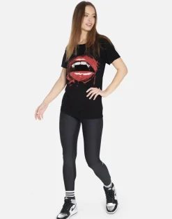 Store Vampire Lip Women'S Boyfriend Tee In | Wolf X By Women Short Sleeve