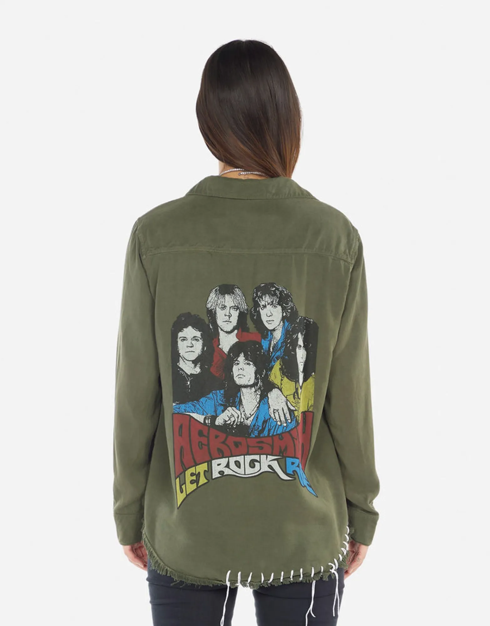 Cheap Vintage Aerosmith Shirt | Sloane By Women Long Sleeve