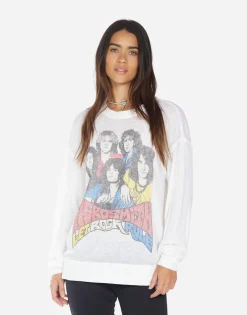 Clearance Vintage Aerosmith Women'S Pullover | Zeta By Women Long Sleeve