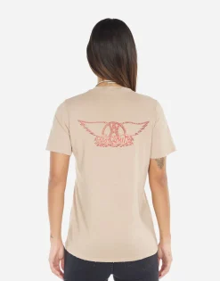 New Vintage Aerosmith Women'S Classic Tee | Croft By Women Short Sleeve