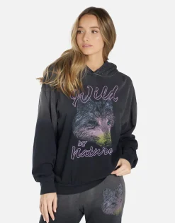 Store Wild Wolf Hoodie In | Harmony By Women Hoodies