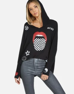 Online Wilma Checker Tongue Women Hoodies