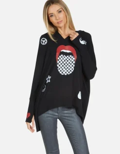 Online Wilma Checker Tongue Women Hoodies