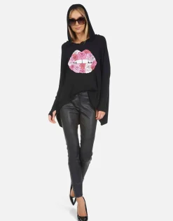 Clearance Wilma X Rose Lip Women Hoodies