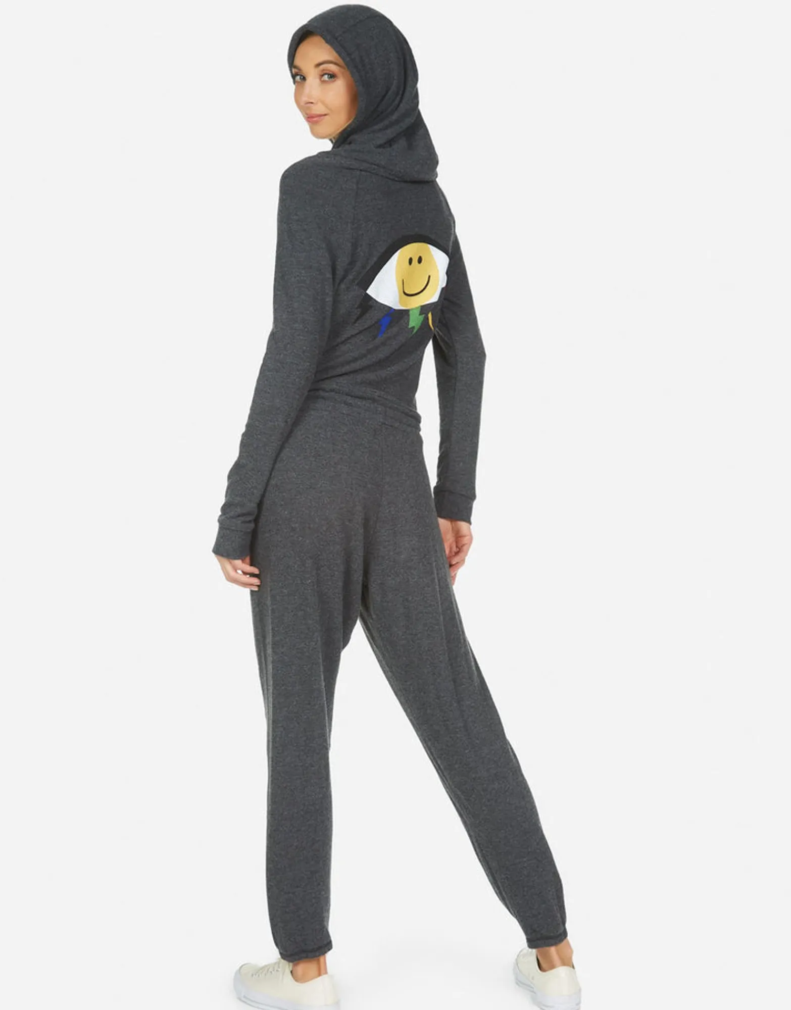 Discount Winifred Color Punk Happy Eye Women Long Sleeve