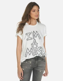 Outlet Wolf I'M A Mess Women Short Sleeve