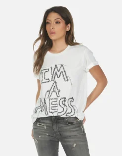 Outlet Wolf I'M A Mess Women Short Sleeve