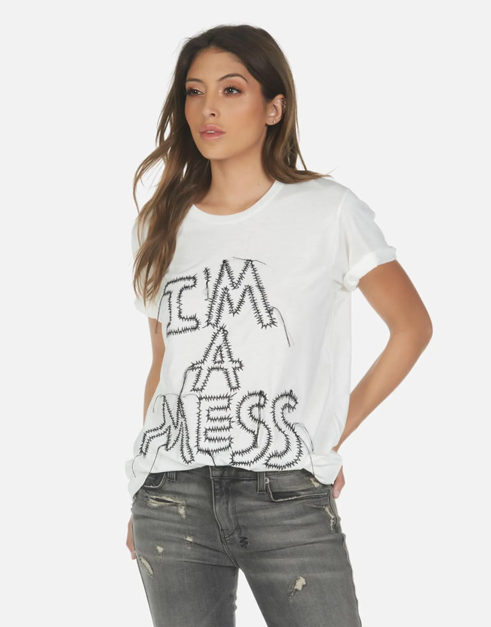 Outlet Wolf I'M A Mess Women Short Sleeve