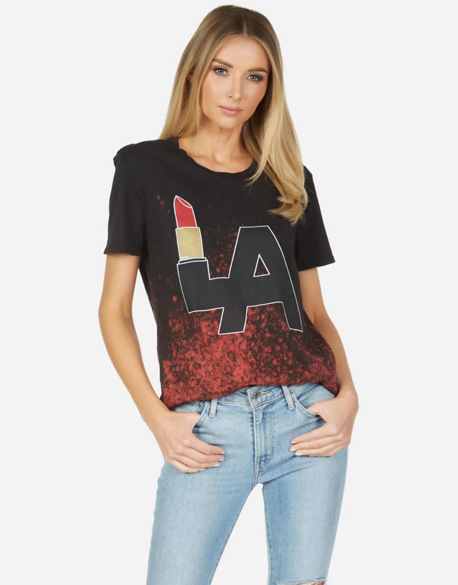 Best Wolf La Lipstick Women Short Sleeve