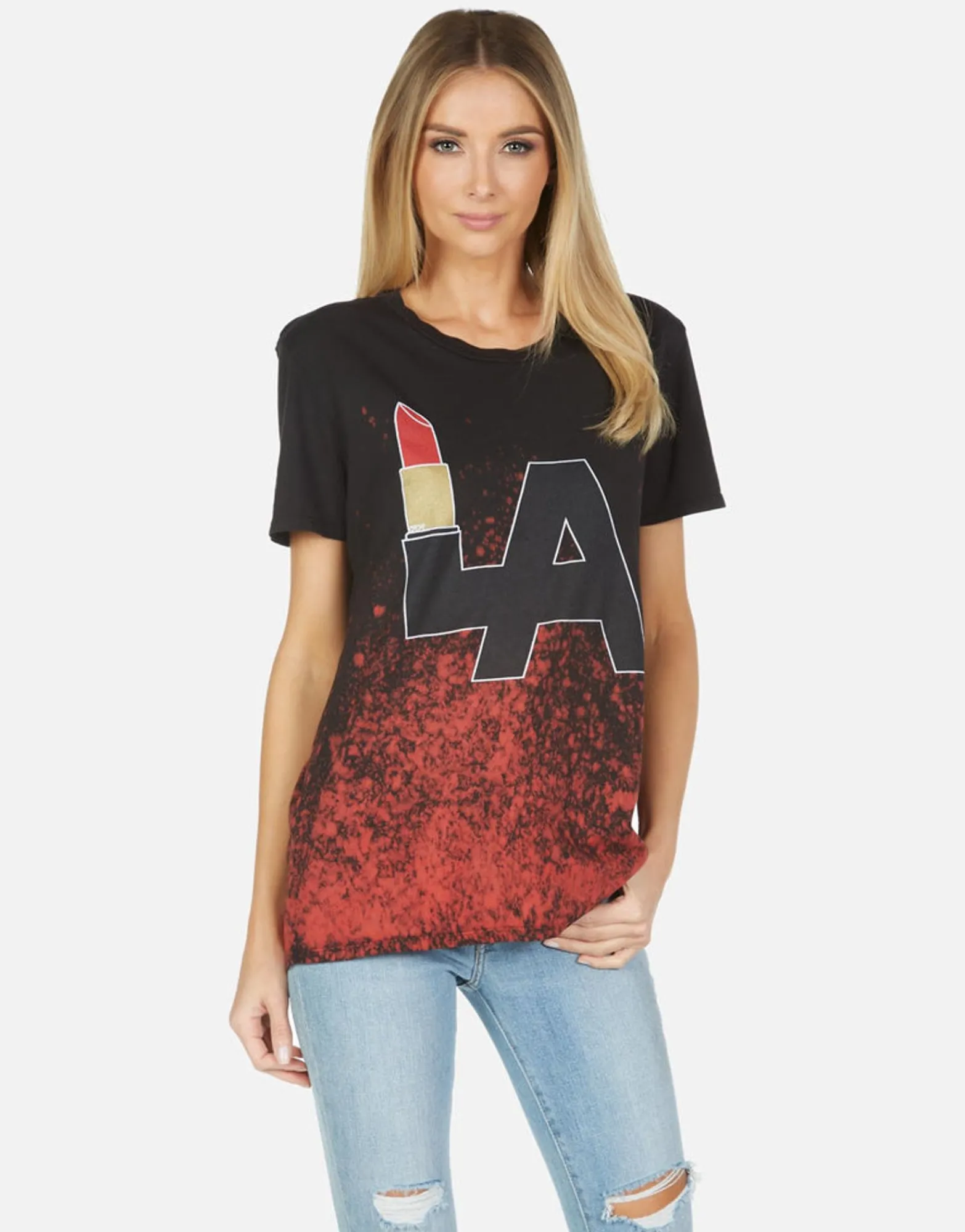 Best Wolf La Lipstick Women Short Sleeve