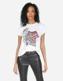 Cheap Wolf Peace Love Camel Women Short Sleeve