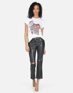 Cheap Wolf Peace Love Camel Women Short Sleeve