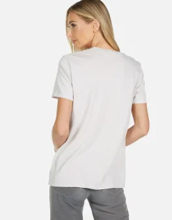 Flash Sale Wolf Scribble Lip Women Short Sleeve