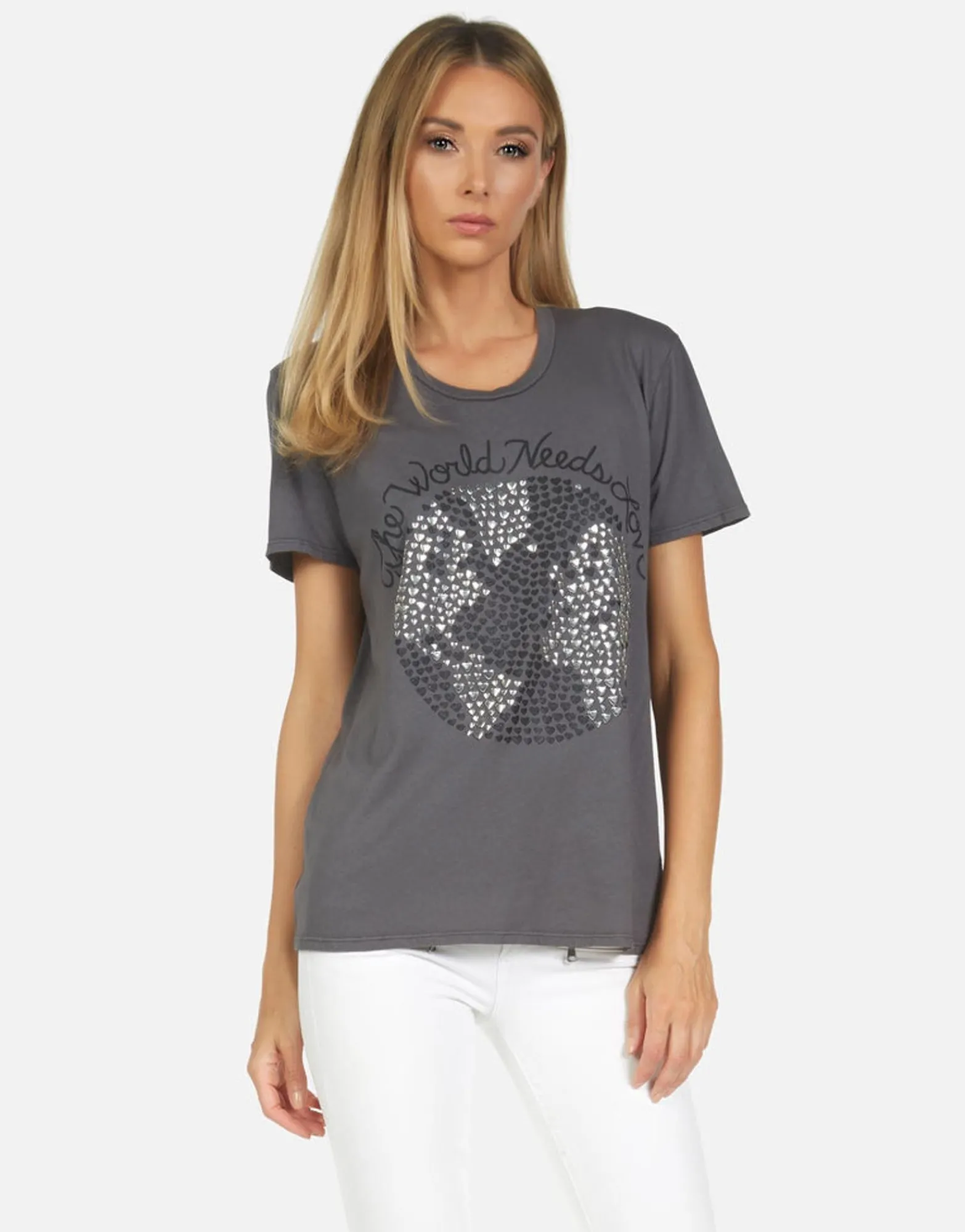 Best Wolf World Needs Love Women Short Sleeve