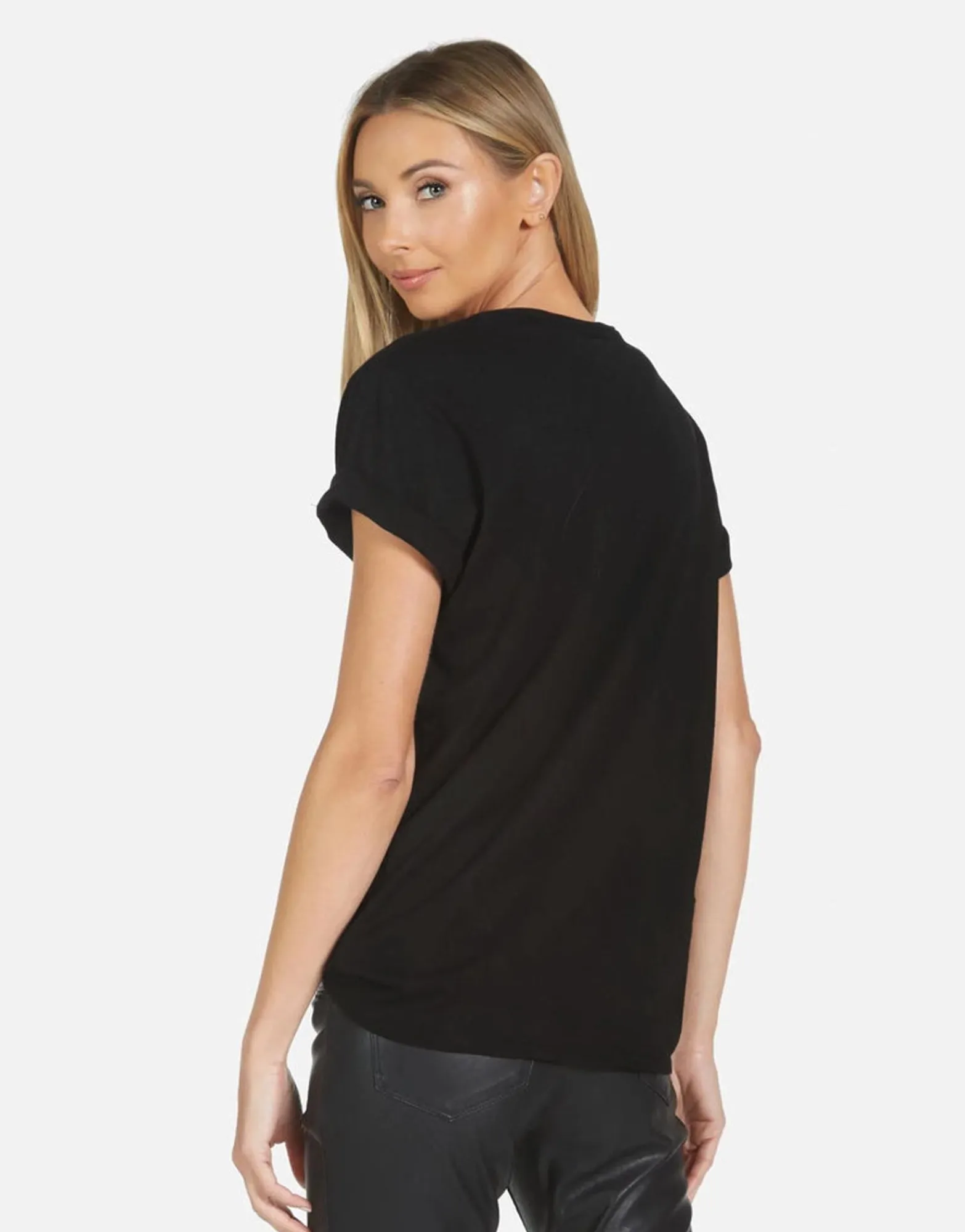 Sale Wolf X Crystal Peace Love Skull Women Short Sleeve