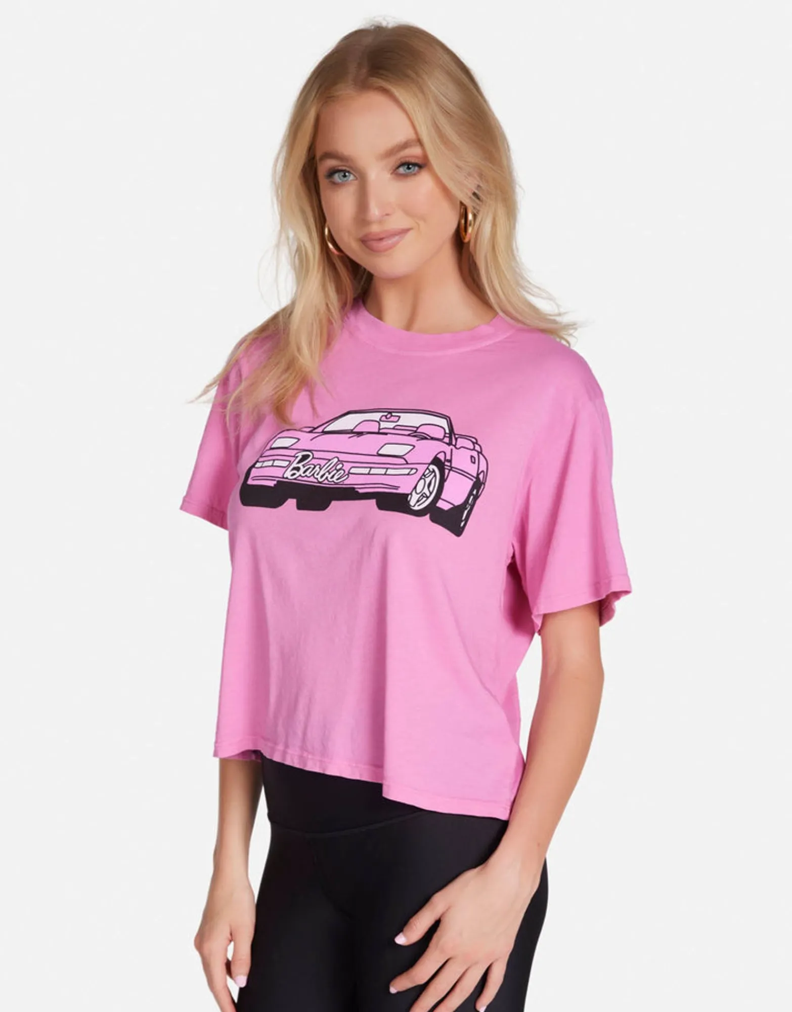 Best Sale Women'S Barbie Convertible Crop Tee In | Rue By Women Short Sleeve