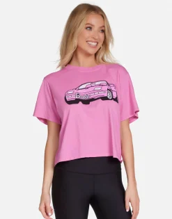Best Sale Women'S Barbie Convertible Crop Tee In | Rue By Women Short Sleeve