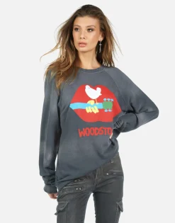 Online Woodstock Lip 3 Days Of Peace Pullover | Anela By Women Long Sleeve