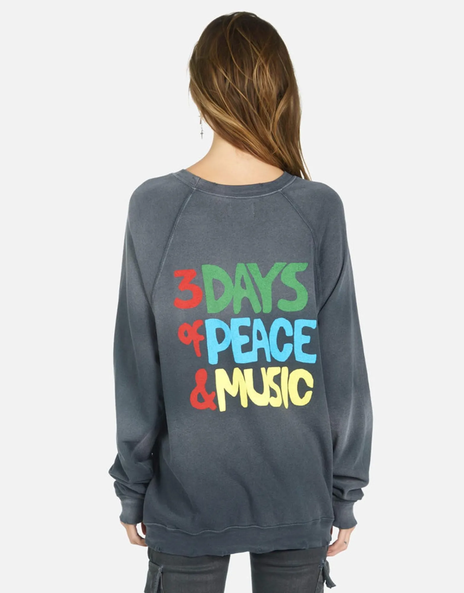 Online Woodstock Lip 3 Days Of Peace Pullover | Anela By Women Long Sleeve