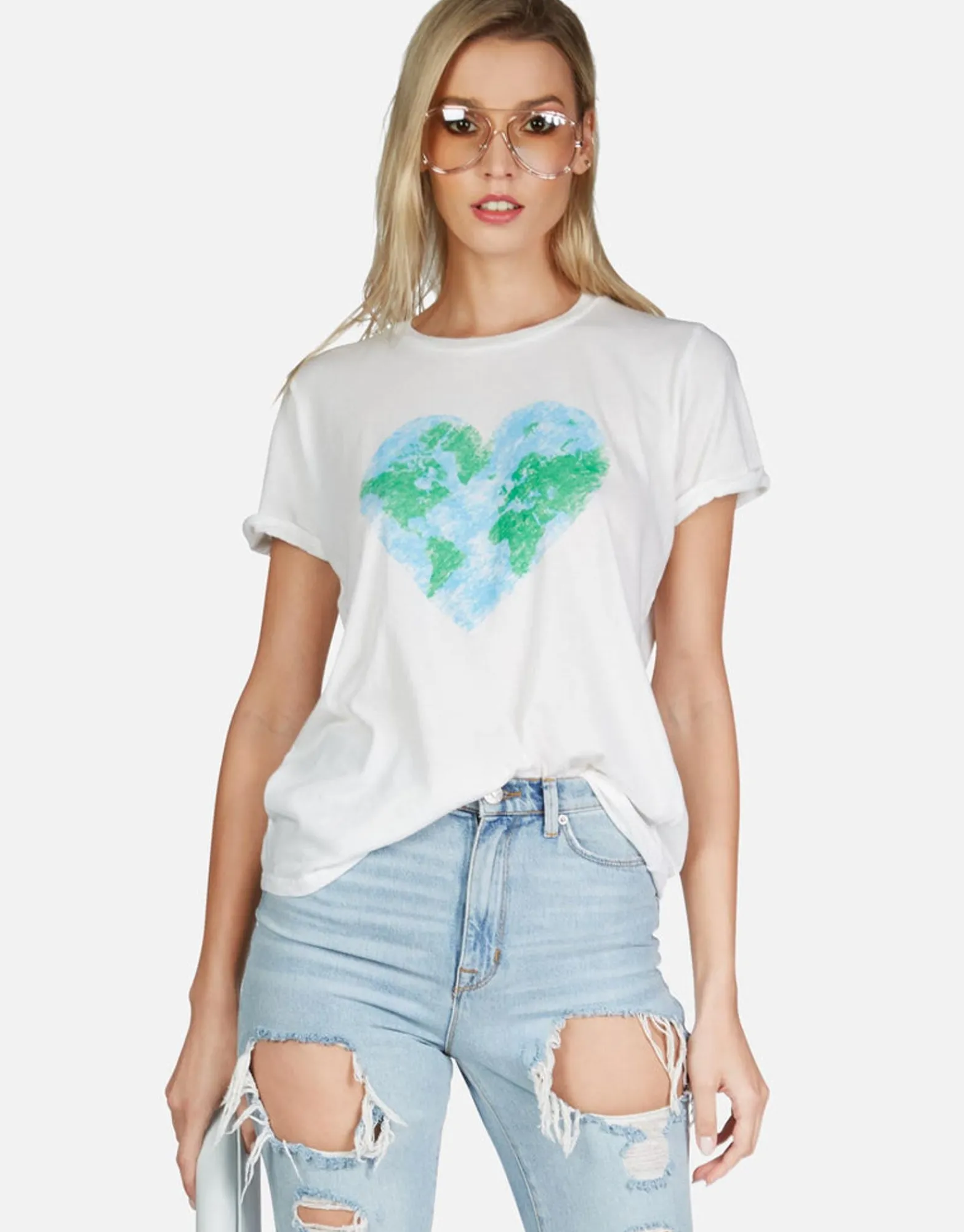 Best World Love Vintage S/S Tee | Edda By Women Short Sleeve