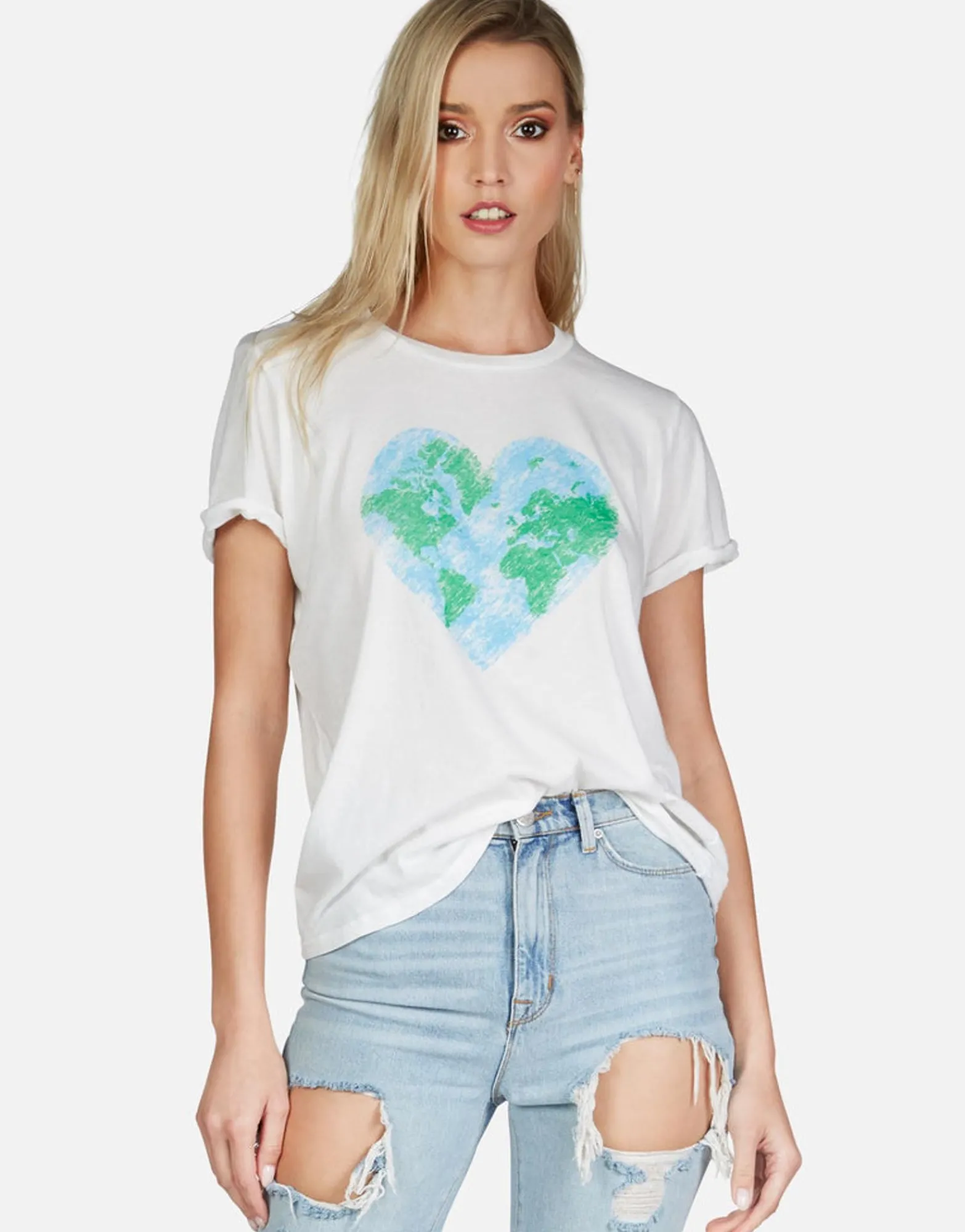 Best World Love Vintage S/S Tee | Edda By Women Short Sleeve