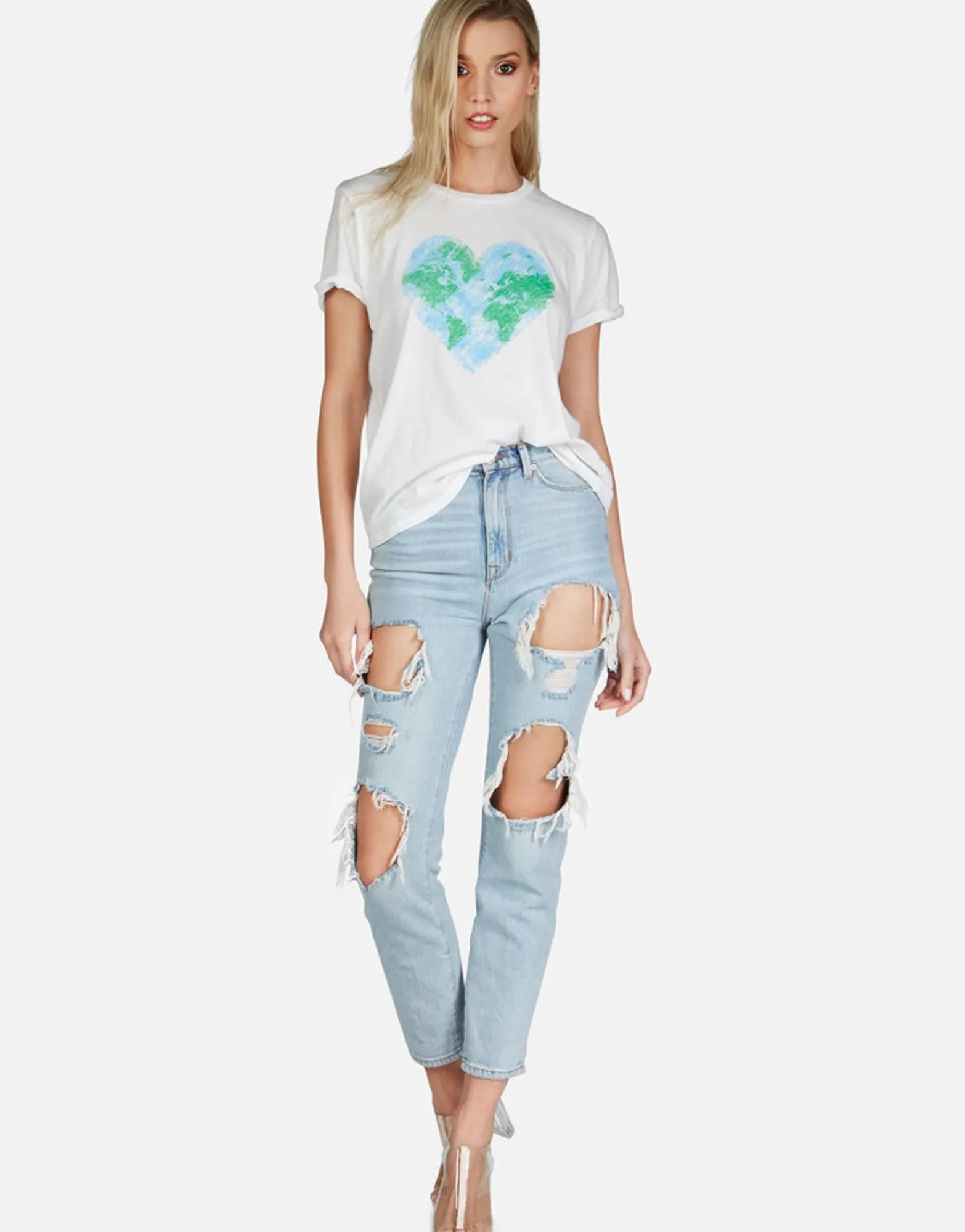 Best World Love Vintage S/S Tee | Edda By Women Short Sleeve