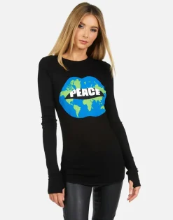 Clearance World Peace Lips L/S Fitted Thermal | Mckinley X By Women Long Sleeve