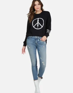 Clearance World Peace Oversized Drop Shoulder Tee | Lassie By Women Long Sleeve